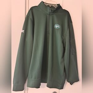 Men's NY Jets 3/4 Zip Pullover